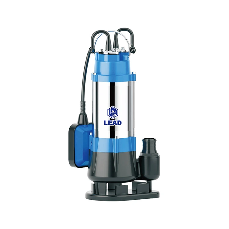 Pompe d'eaux usées submersibles 0,5-2hp 1,5 à 2 pouces