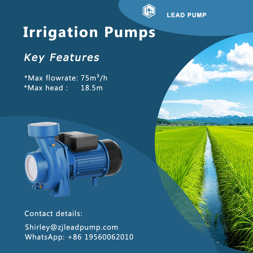 Pompe de surface d'irrigation - pompage haute performance